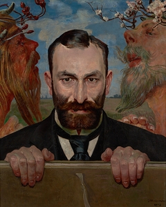 Portrait of Feliks Jasienski [1903] by Jacek Malczewski [1854–1929]